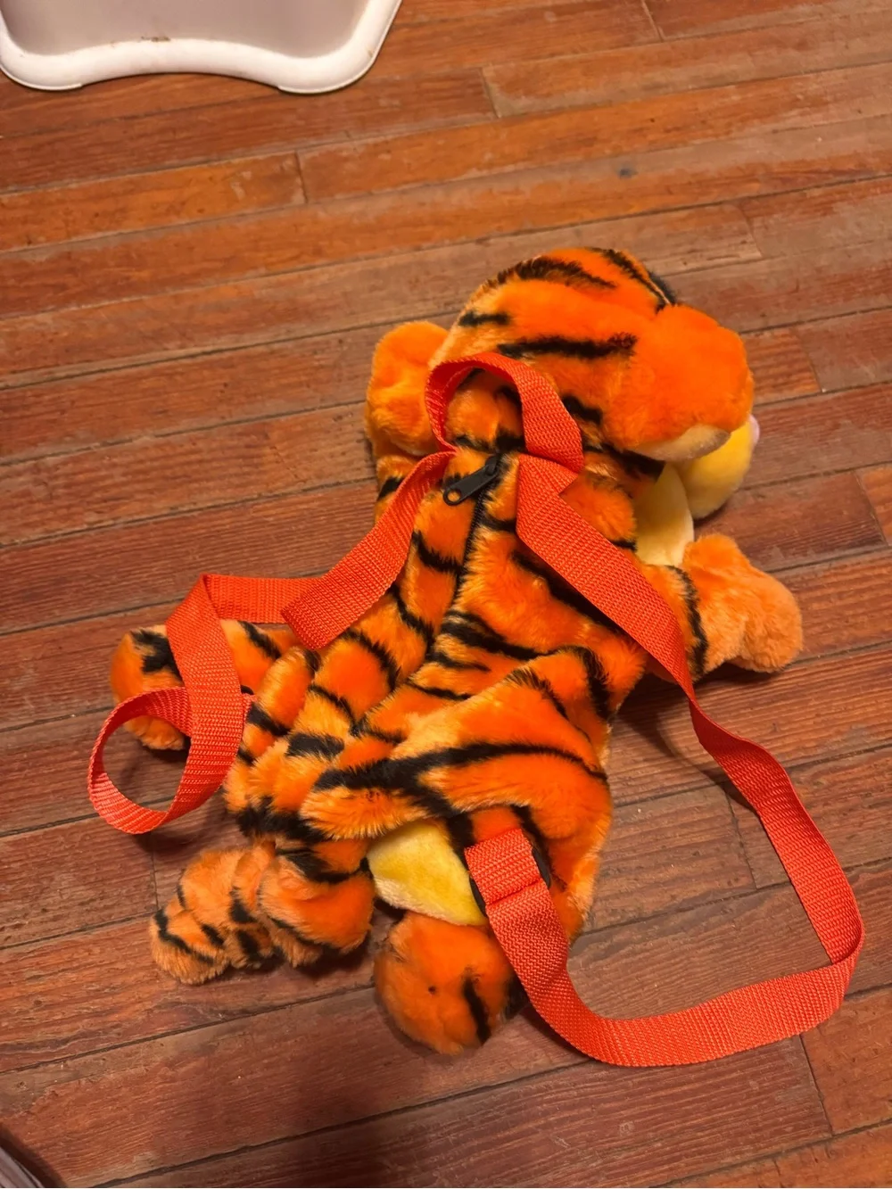 Disney Orange & Yellow Tigger Plush Backpack